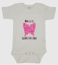 Load image into Gallery viewer, &quot;SOCIAL DISTANCING BUTTERFLY&quot; Onesie
